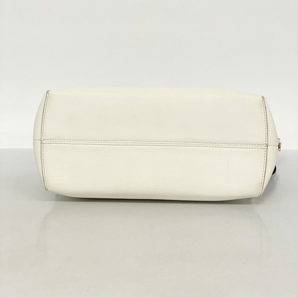 Fendi By the Way Leather Handbag in White, Brown, and Orange for Women - Picture 3 of 12